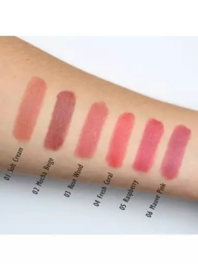 Bell HYPOAllergenic Melting Moisture Lipstick 002 Mocha Beige - Image 3